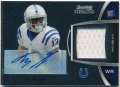 T.Y. Hilton NFL 2012 Bowman Sterling RC Signature Jersey Auto