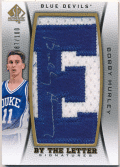 Bobby Hurley 12-13 UD SP Authentic By the Letter Signature Auto 087/100