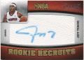 Jeff Teague NBA 09-10 Panini Timeless Treasures RC Recruits Signature Auto 071/299