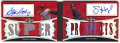 Stephen Strasburg / Jason Heyward MLB 2010 Topps Triple Threads Rookie & Rising Stars Pairs Dual Jersey Auto 17/50