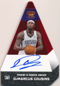 DeMarcus Cousins NBA 12-13 Panini Preferred Choice Red Signature Auto 12/25