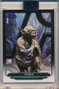 Dave Barclay as Yoda 2018 Topps Star Wars Archives Signature Series Buyback Auto 19/22