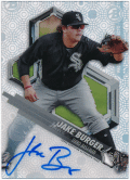 Jake Burger MLB 2018 Bowman High Tek Prospects Signatures Auto