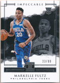 Markelle Fultz NBA 17-18 Panini Impeccable RC 23/99