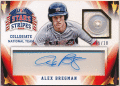 Alex Bregman 2015 Panini USA Stars & Stripes Collegiate National Team Button Auto 05/18