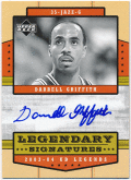 Darrell Griffith NBA 03-04 UD Legends Legendary Signature Auto