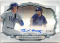 Brendan McKay MLB 2018 Bowman Bowman Sterling Continuity Refractor Auto 33/99