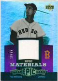 Ted Williams MLB 2006 UD Epic Purple Materials Jersey 10/55