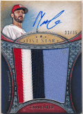 Matt Carpenter MLB 2017 Topps Five Star Jumbo Patch Auto 23/35