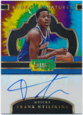Frank Ntilikina NBA 17-18 Panini Select RC Tie-Dye Prizm Signature Auto 20/25