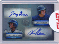 Joey Gallo / Lewis Brinson MLB 2012 Bowman Sterling Black Refractor Signature Auto 04/25