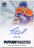 Ryan Nugent-Hopkins NHL 11-12 UD SP Authentic RC Future Watch Signature Auto 449/999