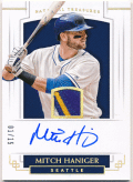 Mitch Haniger 2018 Panini National Treasures Signature Patch Auto 01/15