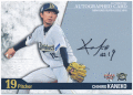 金子千尋 BBM オリックスバファローズ 直筆サインカード 15/49 Auto Chihiro Kaneko