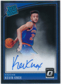 Kevin Knox NBA 18-19 Panini Donruss Optic RC Signature Auto