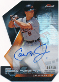 Cal Ripken Jr. MLB 2018 Topps Finest Careers Die Cut Refractor Signature Auto 05/10