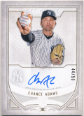 Chance Adams MLB 2019 Topps Definitive Collection RC Signature Auto 44/50