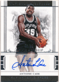 Antoine Carr NBA 2016-17 Panini National Treasures Penmanship Signatures Auto 53/99