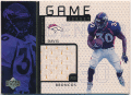 Terrell Davis NFL 1998 Upper Deck UD Game Jersey