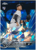 Nicky Delmonico MLB 2018 Topps Chrome Sapphire Edition RC Sapphire Refractor Signature Auto