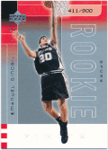 Emanuel Manu Ginobili NBA 02-03 UD Finite RC Rookie Card 411/900