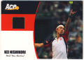 錦織　圭  2012 Ace Road to Top 10 Match Worn Shirt Card