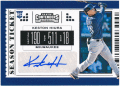 Keston Hiura 2019 Panini Chronicles Contenders Season Ticket Signatures Auto