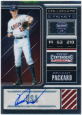 Bryant Packard 2018 Panini Contenders Draft Picks Collegiate Ticket USA Signature Auto 03/99