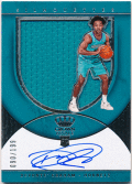 Devonte' Graham NBA 18-19 Panini Crown Royale RC Silhouettes Jersey Auto 090/199