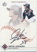 伊志嶺翔大 BBM 2020 惜別球人 Signature Auto 直筆サインカード 72/80 Shota Ishimine
