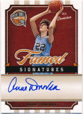故 Anne Donovan NBA 09-10 Panini Basketball Hall of Fame Framed Signatures Auto 742/899