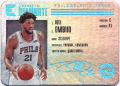 Joel Embiid NBA 17-18 Panini Essentials License to Dominate