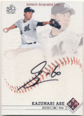 阿部和成 BBM 2020 惜別球人 Signature Auto 直筆サインカード 36/60 Kazunari Abe