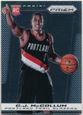 C.J. McCollum NBA 2013-14 Panini Prizm RC Rookie Card #283
