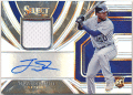 Travis Demeritte 2020 Panini Select RC Prizm Signature Jersey Auto 65/99
