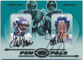 John Elway / Terrell Davis NFL 2000 Donruss Preferred QBC Pen Pals Dual Auto