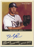 David Price MLB 2009 UD Goodwin Champions Autograph Series