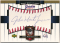 John Montefusco MLB 2003 Upper Deck Sweet Spot Classic Yankee Greats Signature Auto