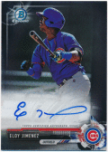 Eloy Jimenez MLB 2017 Bowman Chrome Signature Auto