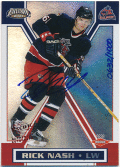 Rick Nash NHL 2002-03 Pacific Exclusive RC Signature Auto 0632/1000