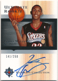 Louis Williams NBA 2005-06 Upper Deck Ultimate Collection RC Signature Auto 141/250