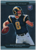 Sam Bradford NFL 2010 Bowman Platinum RC #120 Rookie Card