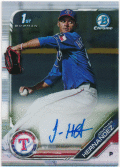 Jonathan Hernandez MLB 2019 Bowman Chrome 1st Bowman Signature Auto