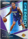 Kyle Kuzma NBA 2017-18 Panini Prizm RC Emergent Hyper Prizm