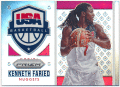 Kenneth Faried NBA 2015-16 Panini Prizm USA Silver Refractor