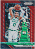 Jayson Tatum NBA 2018-19 Panini Prizm Ruby Wave Prizm Refractor