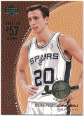Emanuel Ginobili NBA 2001-02 Upper Deck Inspirations XRC 2034/2999