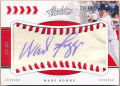 Wade Boggs 2020 Panini Absolute Baseball Material Signature Auto 21/40