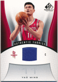 Yao Ming NBA 2006-07 Upper Deck SP Game Used Authentic Fabrics Jersey