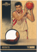 Yao Ming NBA 2008-09 Topps Hardwood Relic Jersey 108/175